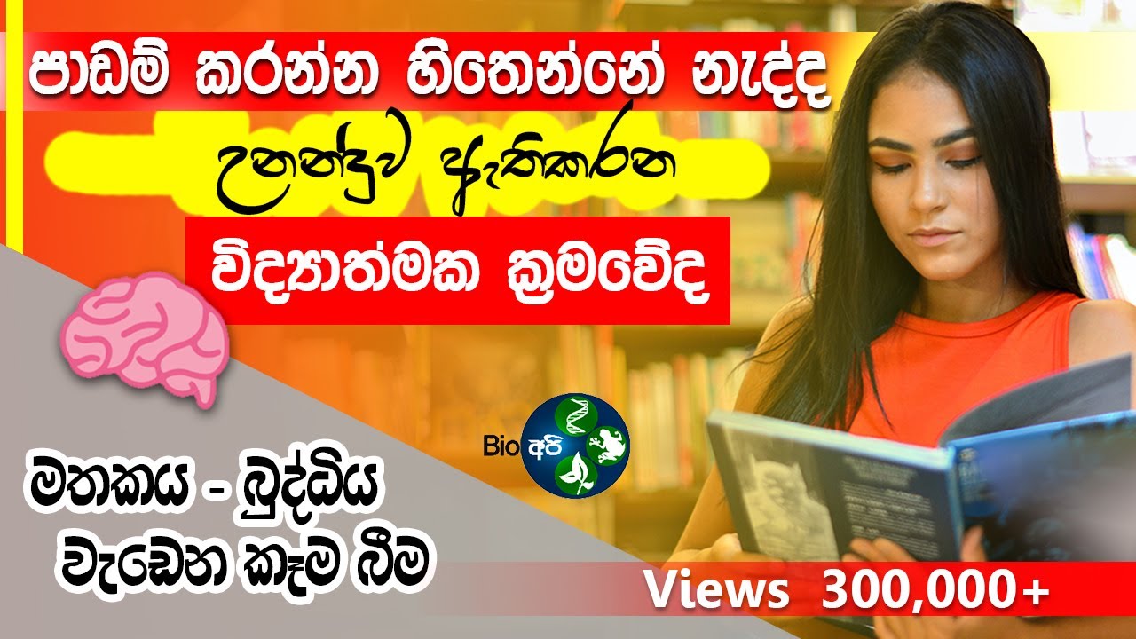 පාඩම් කරන්න උනන්දුවක් නැද්ද? How to get interested in studying & Brain Foods for Memory- Study Tips