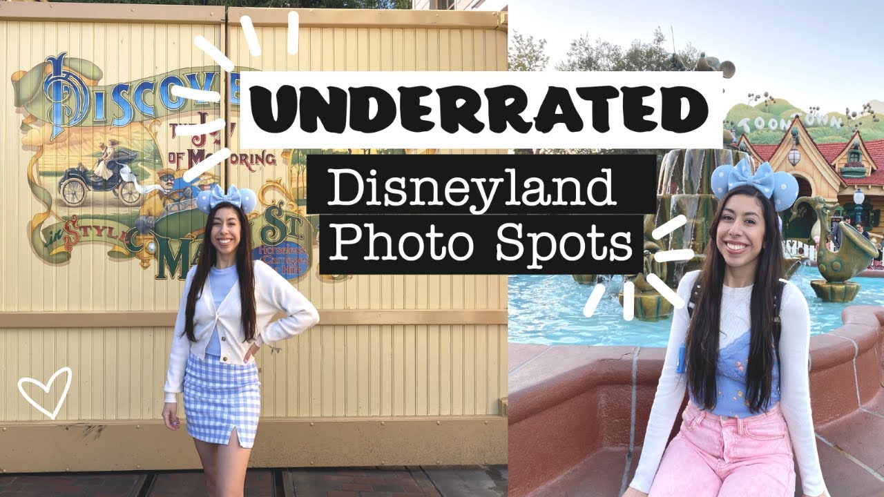 UNDERRATED DISNEYLAND PHOTO SPOTS!!