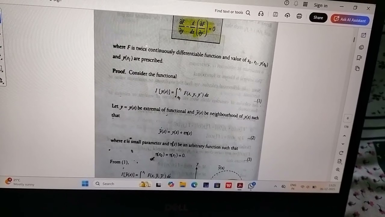 ##$Euler equation in Calculus of variation##$