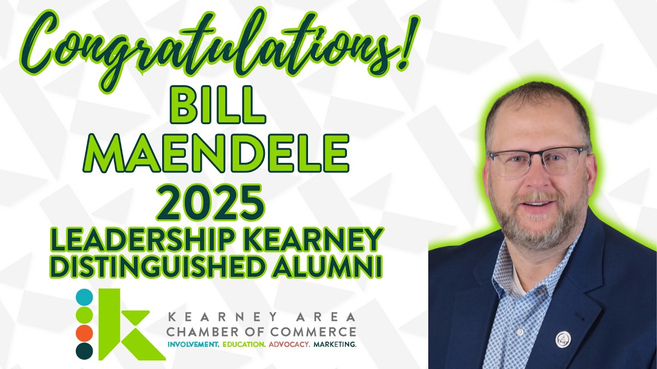 2025 Leadership Kearney Alumni Award Bill Maendele