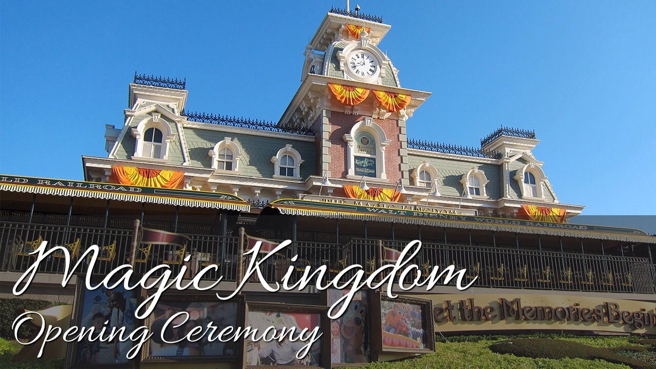 Magic Kingdom Rope Drop Opening Ceremony - Full Show - Walt Disney World, Florida (HD)