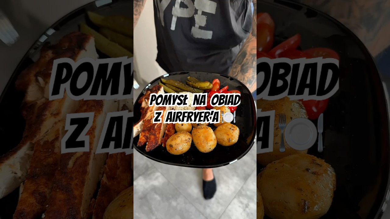 Pomysł na obiad lub lunch z Airfryer'a #odchudzanie #utratawagi #jakschudnąć #fitprzepisy #obiad