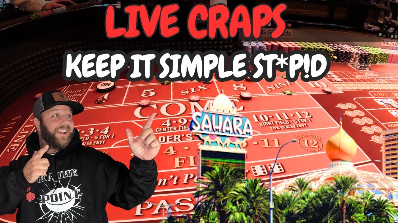 (Live Craps) at Sahara Las Vegas Casino! Press and Collect: