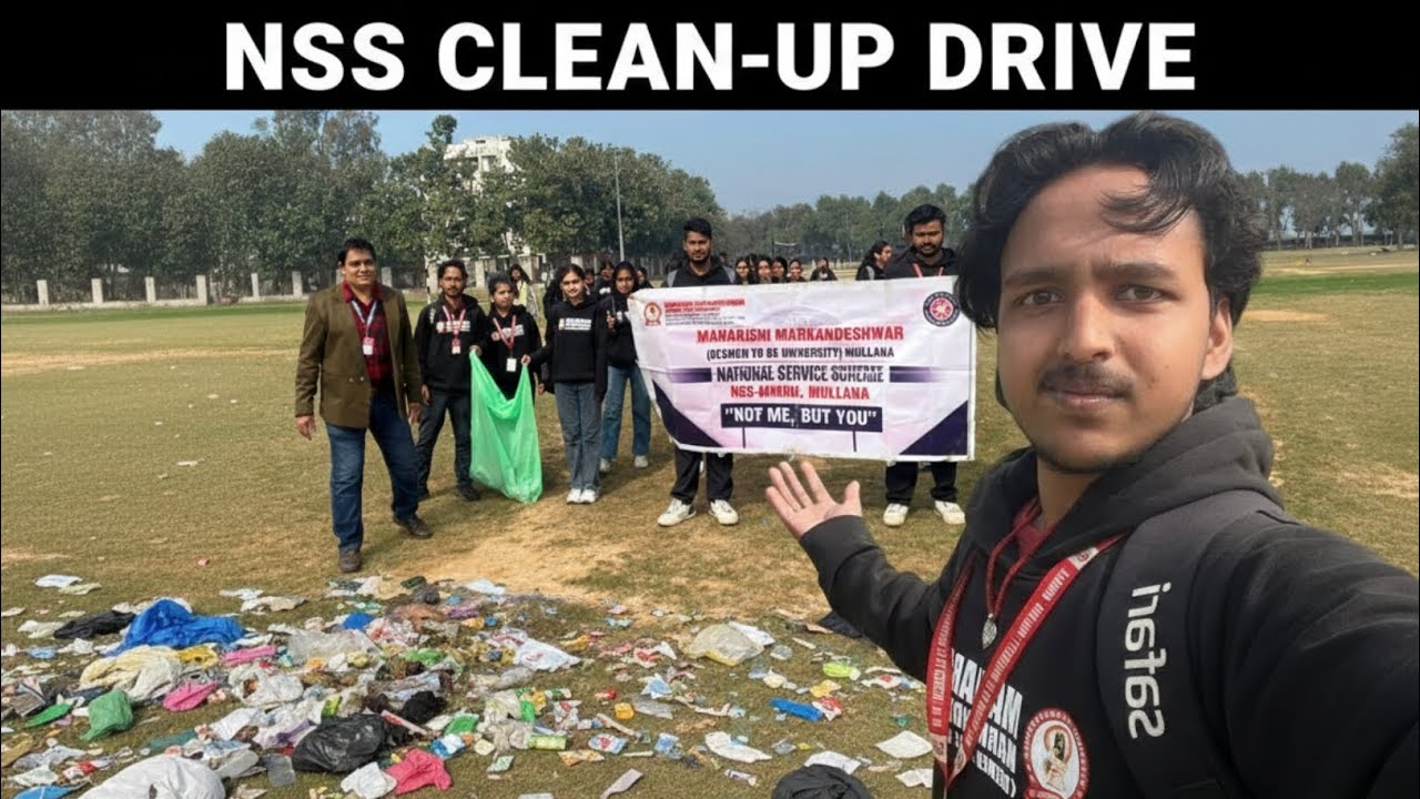 My First Vlogs Video Nss | Ek Din Desh Ke Naam 🙌| NSS Clean-Up Drive Vlog #MyFirstVlog 