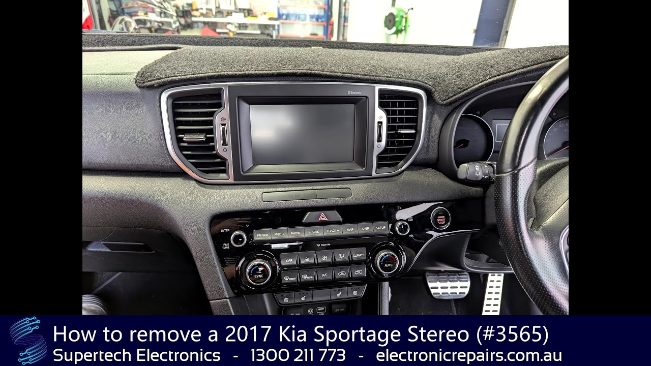 How to remove a 2017 Kia Sportage Stereo (#3565)
