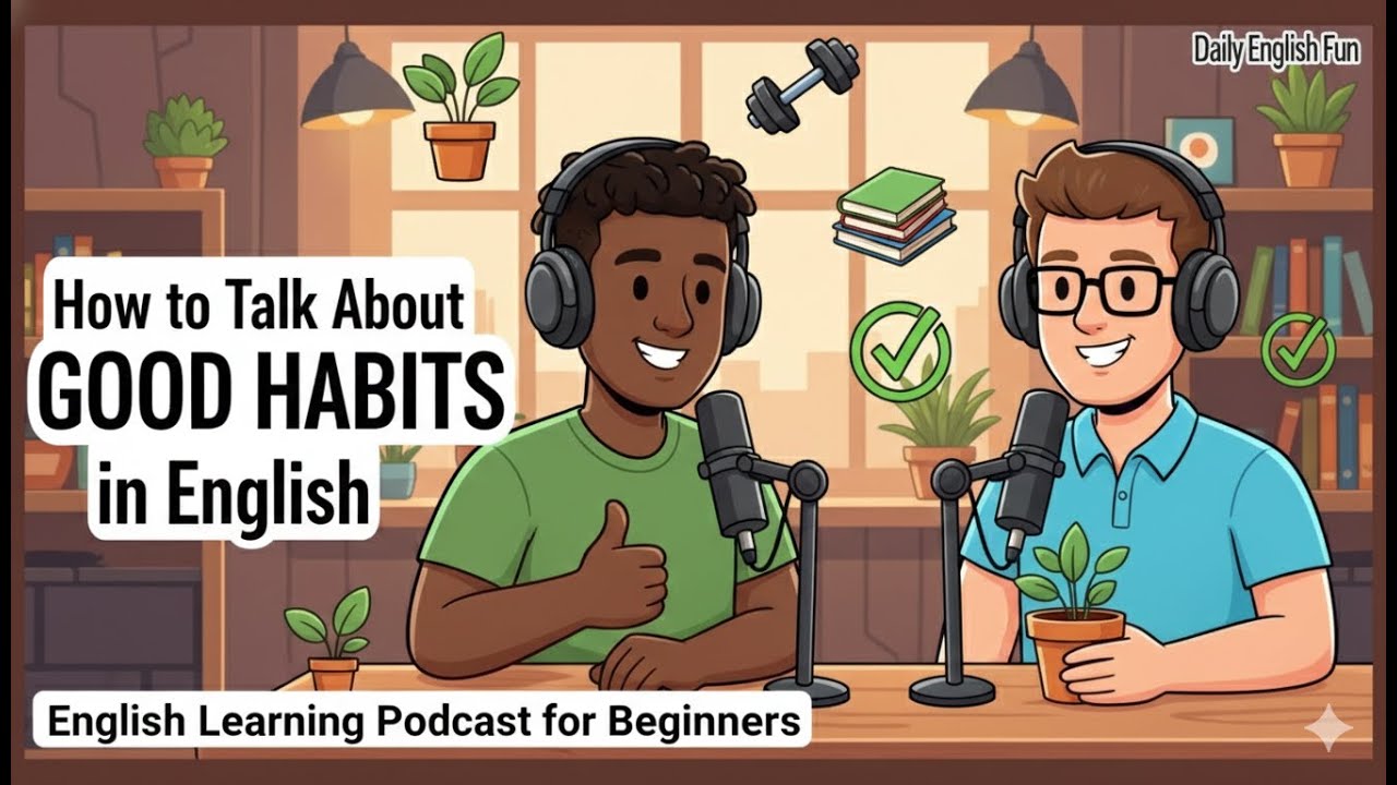 How to Talk About Good Habits in English ✅🌿 | English Learning Podcast for Beginners
