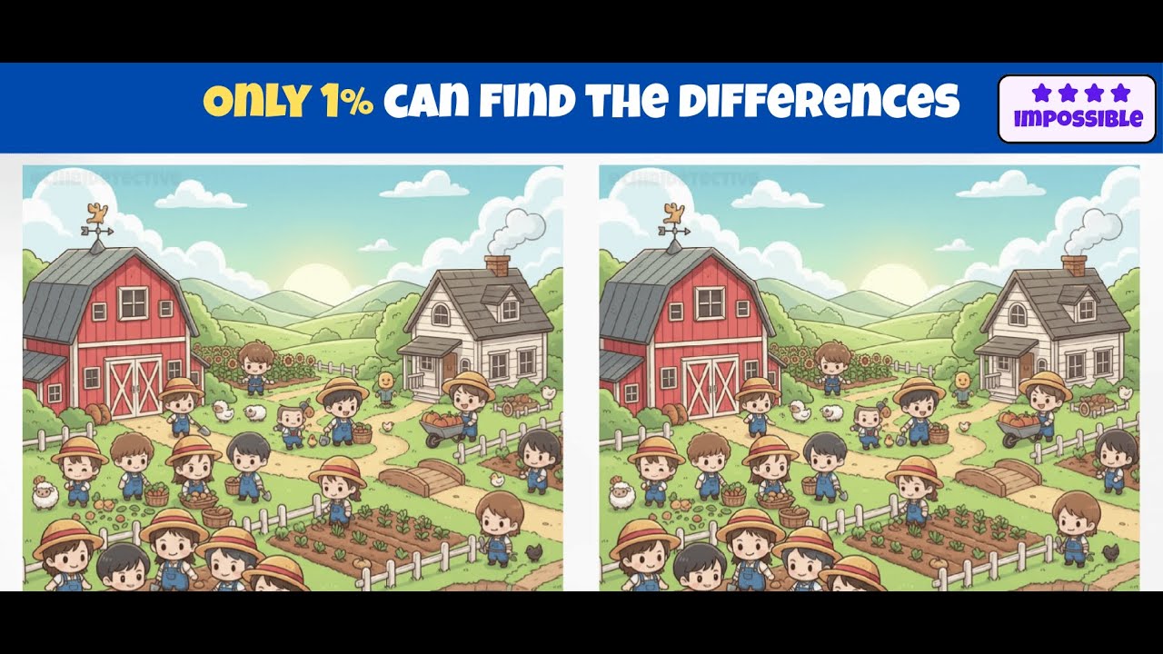 Spot 3 Differences | Brain Exercises 0025