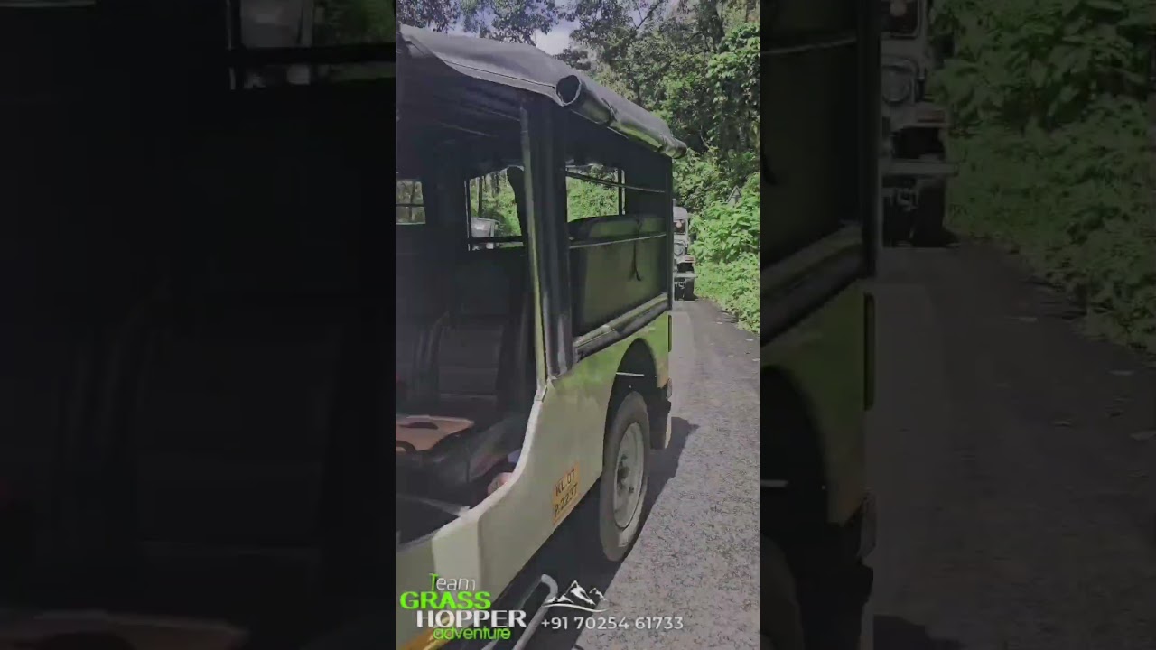 Grasshopper Adventure Munnar/7025461733/Munnar Jeep Safari Adventure#travel  #idukkioffroad #tourist