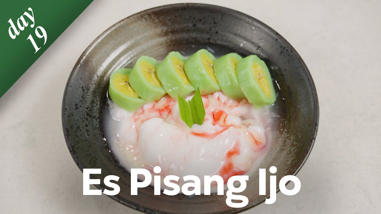 YANG PUNYA PISANG ! RESEP ES PISANG IJO BUAT TAKJIL !