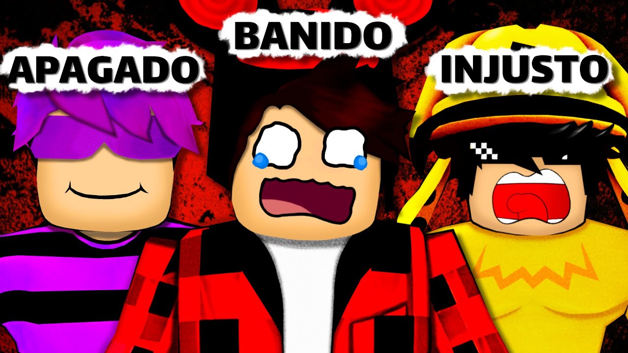 Quando YOUTUBERS são BANIDOS do roblox #2