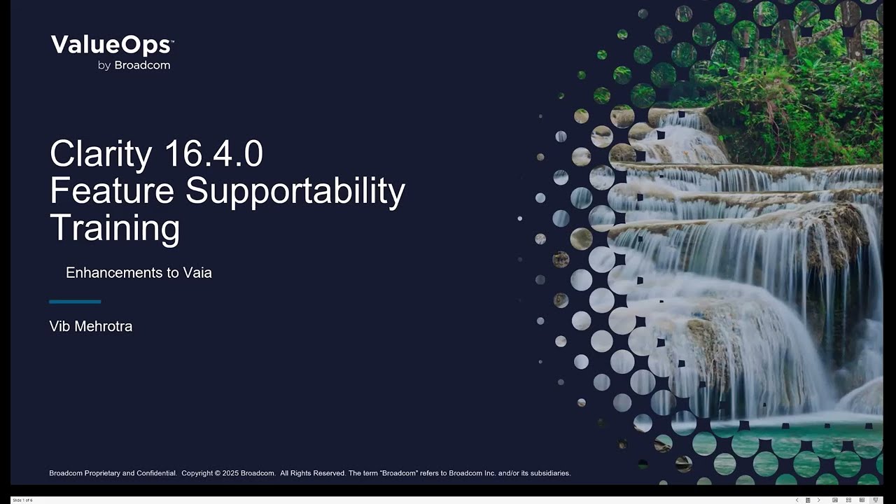 Clarity 16.4.0 - Vaia Enhancements