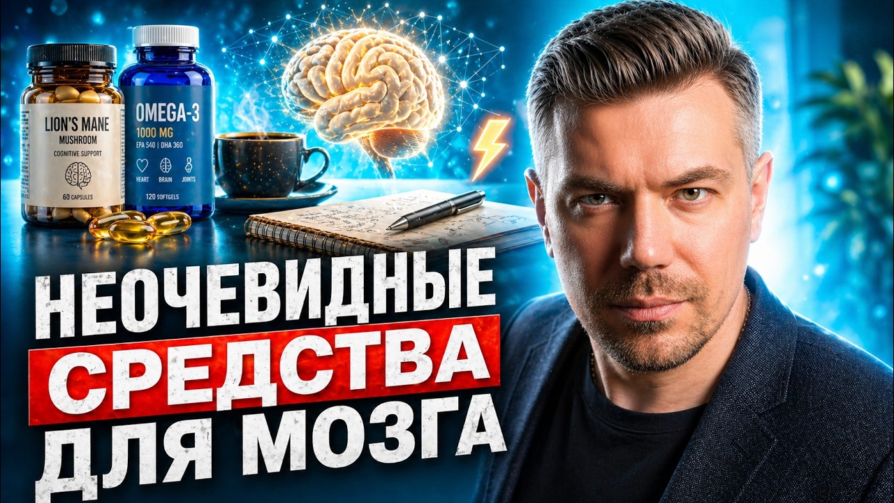 НЕОЧЕВИДНЫЕ СРЕДСТВА УЛУЧШИТЬ РАБОТУ МОЗГА