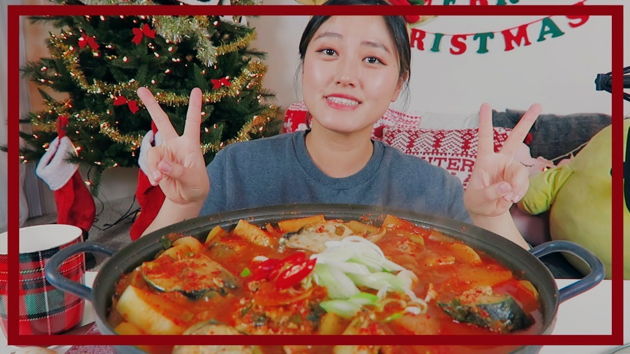 Fish Series #1 | Spicy Braised Mackerel Recipe Mukbang! (고등어무조림 요리먹방)