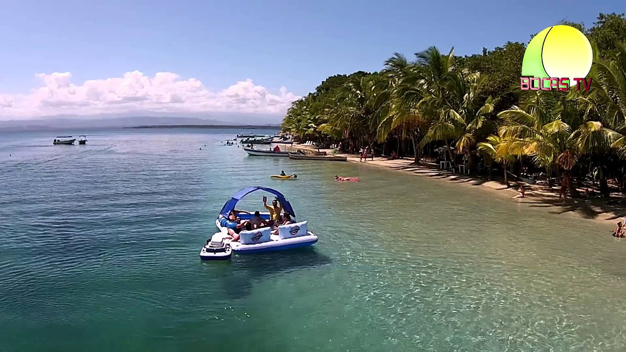 Playa Estrella - Bocas del Toro. [Aerial Film]
