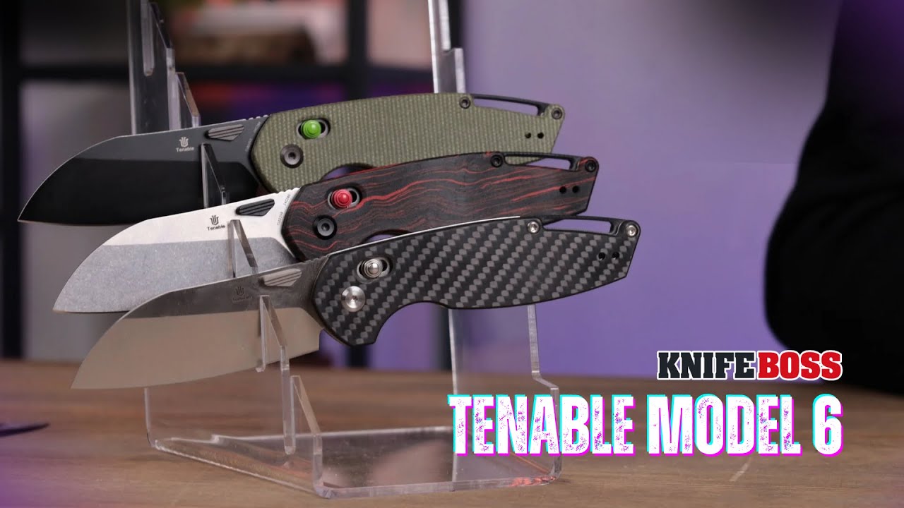 Tenable Model 6 | 3 стильні варіанти EDC ножа 