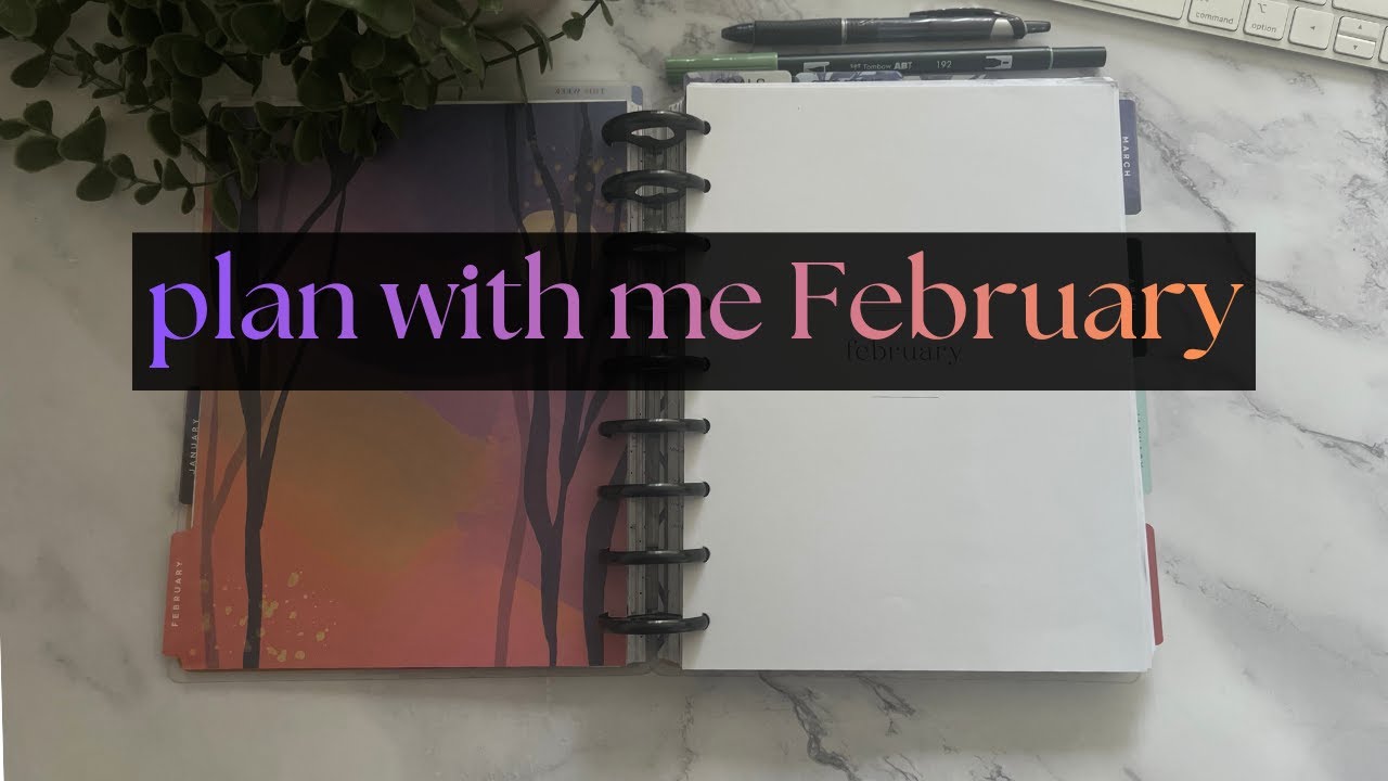 Plan with me February | Happy Planner Classic | Sterling Ink Daily Planner