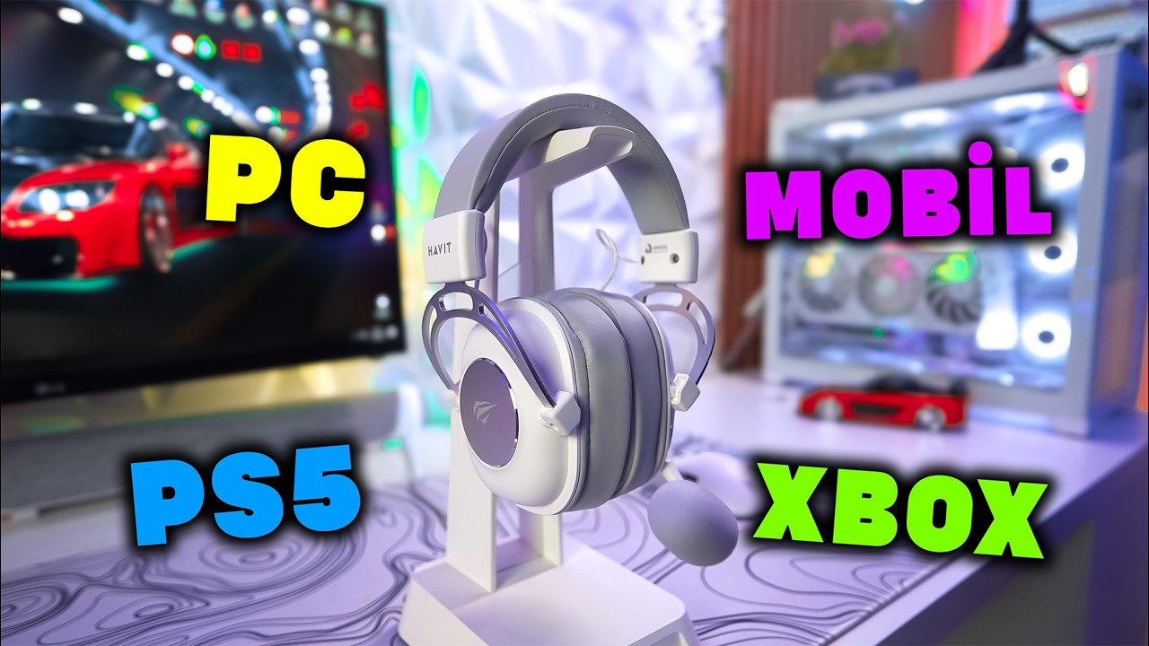 👌HER ŞEYE  BAĞLABİLEN OYUNCU KULAKLIĞI - Havit H2002YG Kablosuz Gaming Kulaklık