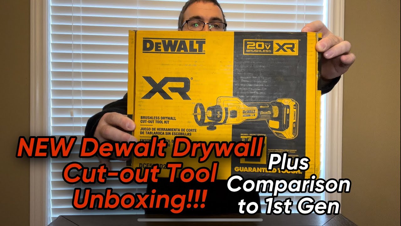 NEW Dewalt Drywall Cutout Tool Unboxing and Comparison