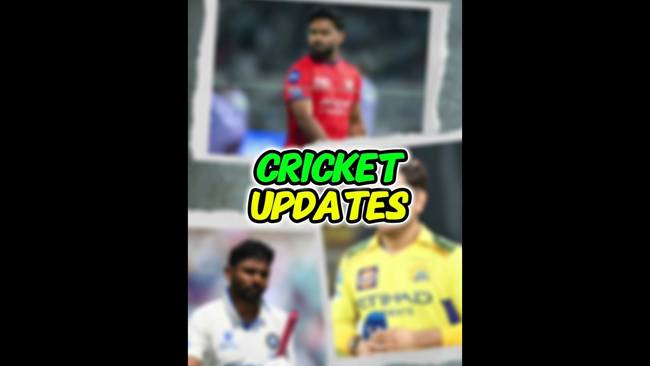 🚨 Top 3 Cricket Updates: Dhoni IPL 2027? Pant Back to Delhi? 😱