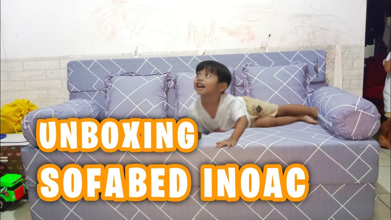 UNBOXING SOFABED INOAC || KASUR LIPAT INOAC