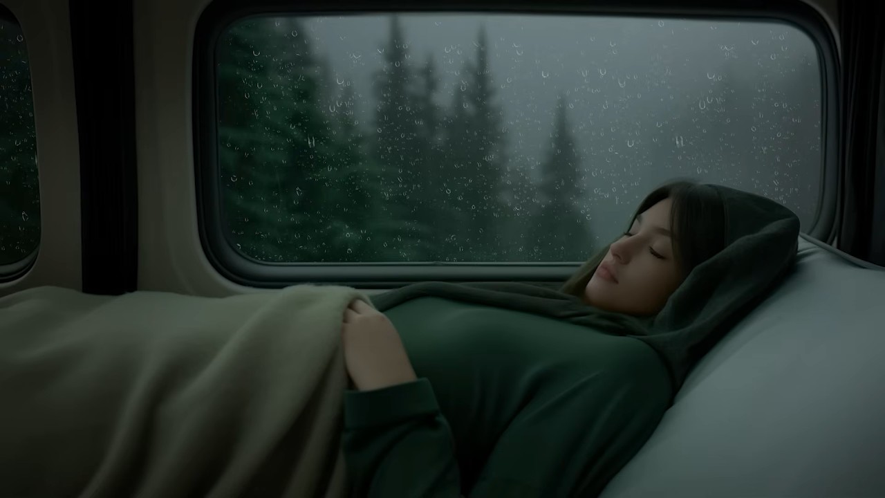Chuva Profunda e Contínua 🌧️ Som Perfeito para Dormir a Noite Toda