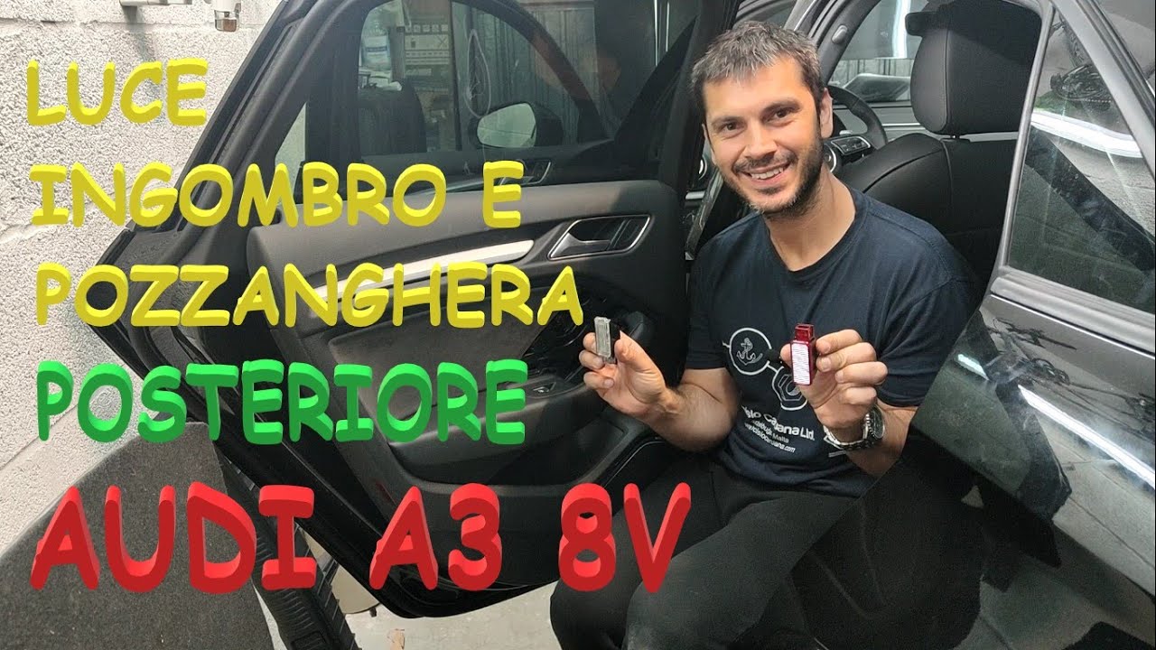 HO MONTATO LE LUCI INGOBRO E POZZANGHERA AUDI A3 8V | PARTE  POSTERIORE  MONTAGGIO E CODIFICA OBD11