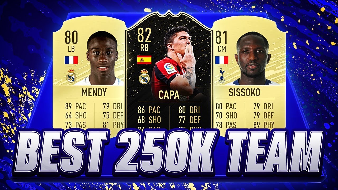 MY NEW FANTASTIC 250K WEEKEND LEAGUE TEAM - FIFA 20 SQUAD BUILDER