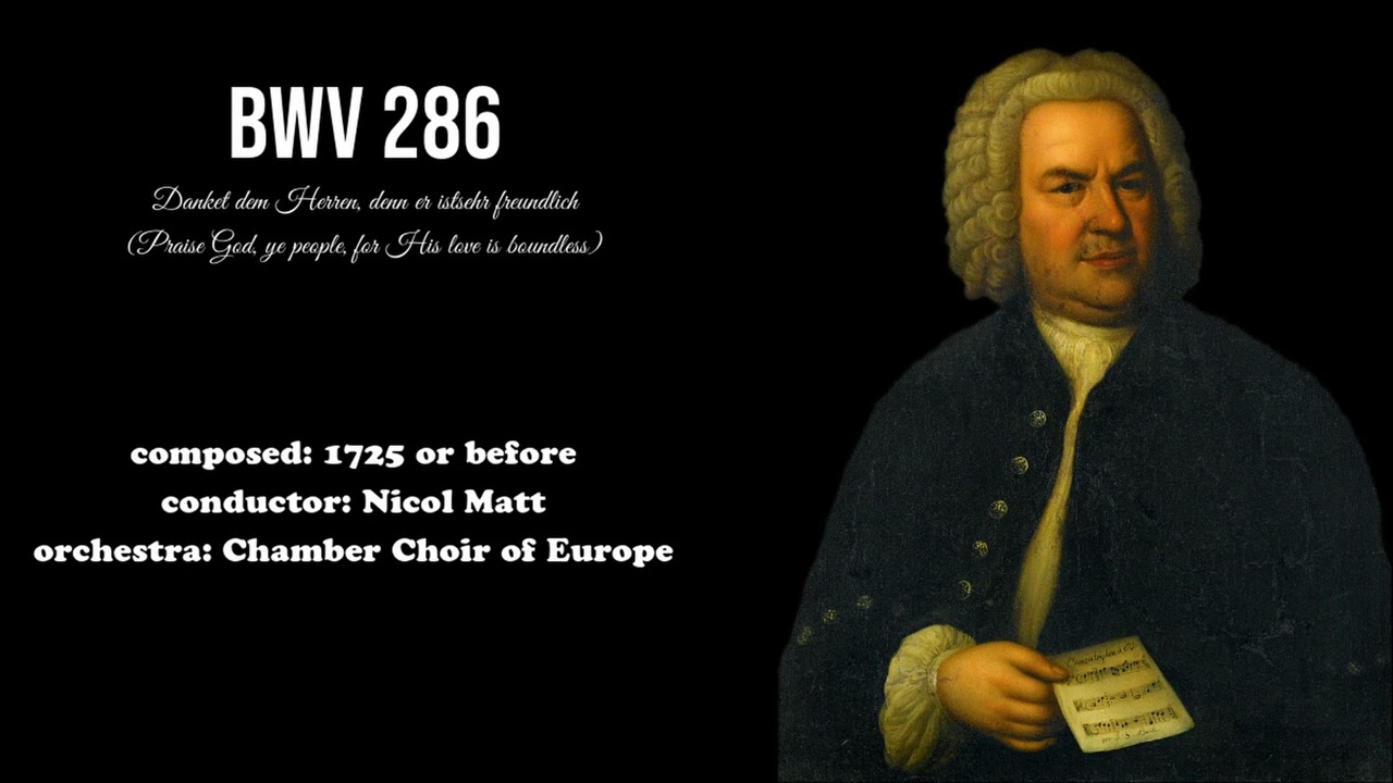 J.S. Bach - BWV 286 (Praise God, ye people, for His love is boundless)
