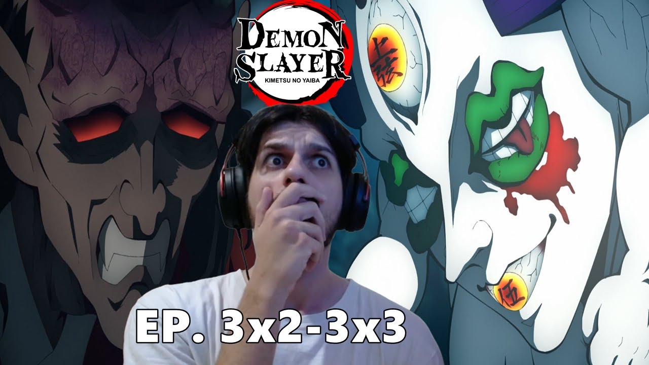 LUAS SUPERIORES QUATRO E CINCO ! | Assistindo DEMON SLAYER pela Primeira Vez (Episódios 3x2 e 3x3)