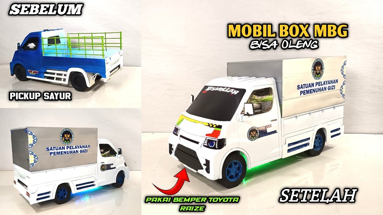 MODIF GRANDMAX PICKUP JADI MOBIL BOX MBG || BISA OLENG 🤙