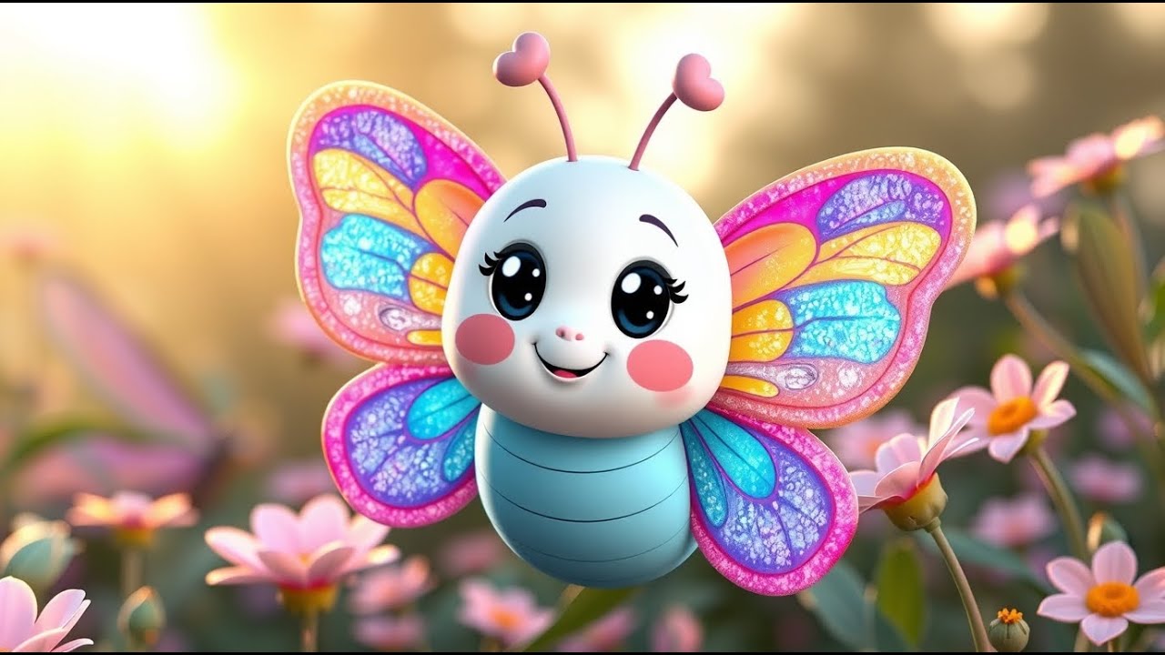 பட்டாம் பூச்சி பாடல் | Tamil Butterfly Song for Kids | Mini Buds