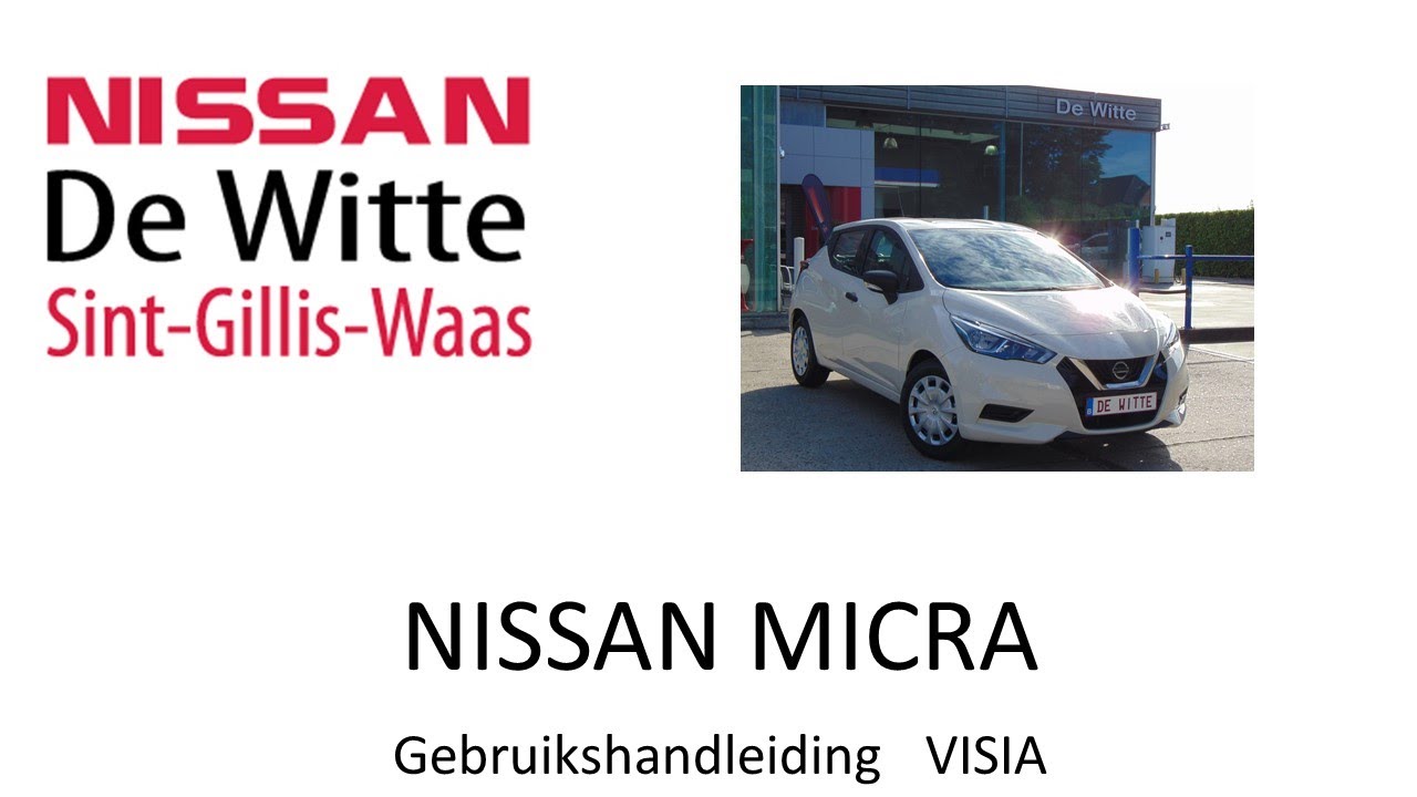 NISSAN Micra Visia instructievideo, Bediening audiotoestel en verwarming
