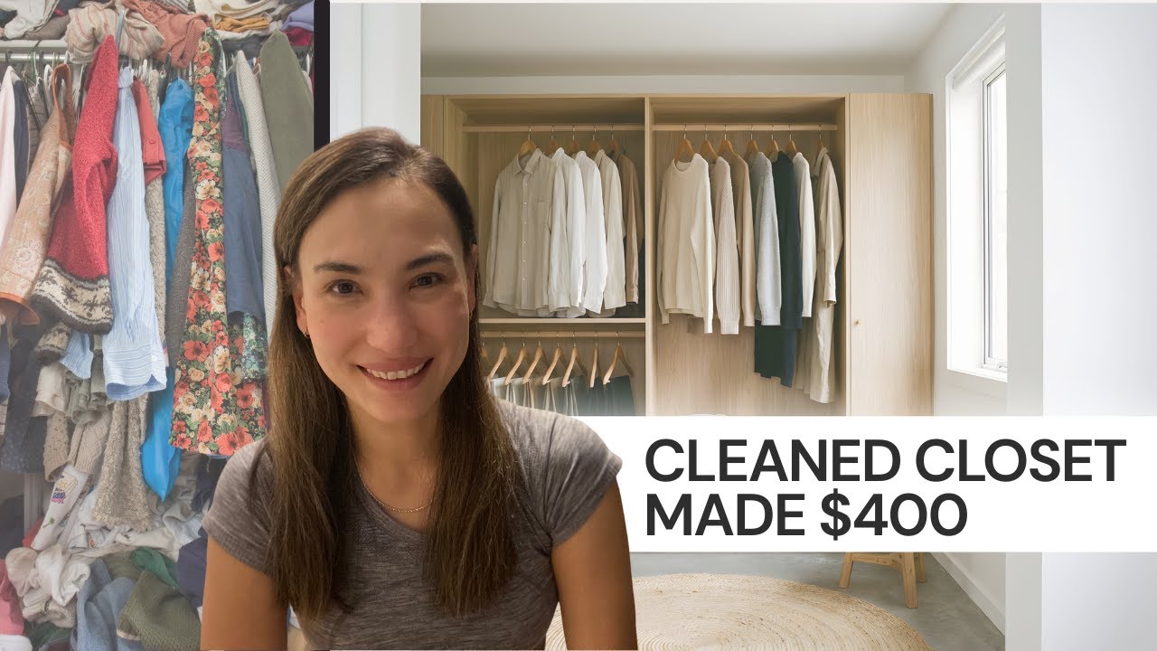 💸 I Cleaned Out My Closet and Made $400 | Minimalist Wardrobe + Save Money Fast