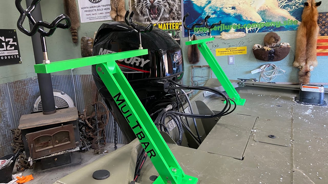 installing Mul T Bar  rod holders on 2022 tracker grizzly 1754