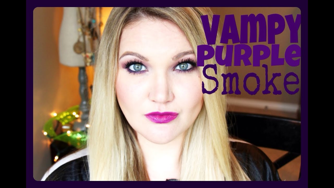 ★TUTORIAL | VAMPY PURPLE SMOKEY LOOK★