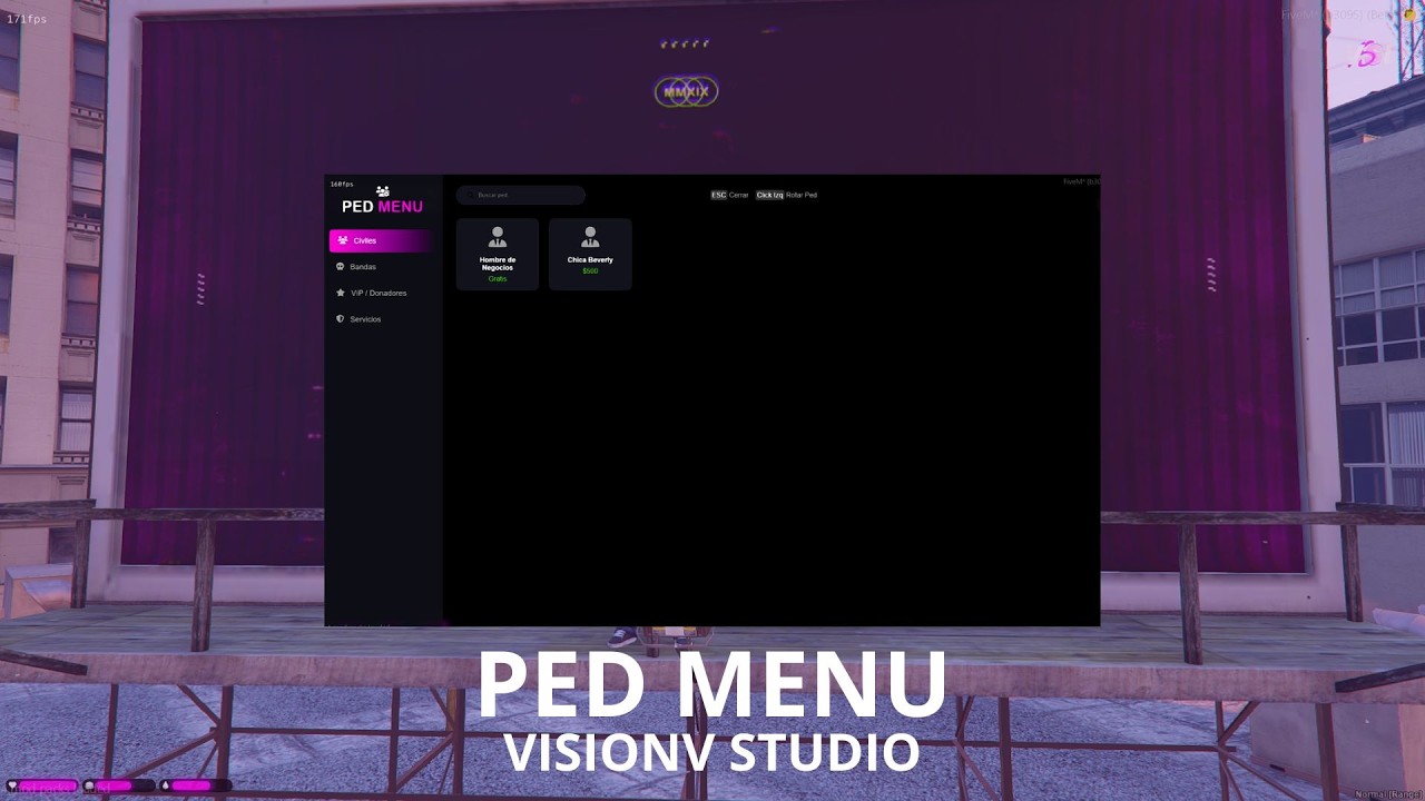[QBCore] Advanced Peds Menu PRO | VisionV Studio