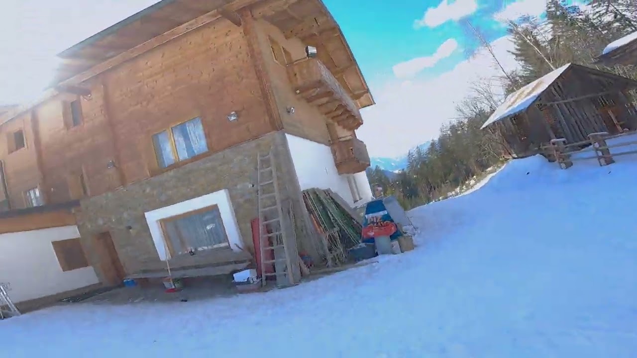 Komplette Talabfahrt Neukirchen am Großvenediger, Schuss die schwarze Piste runter! 🏔️🎿