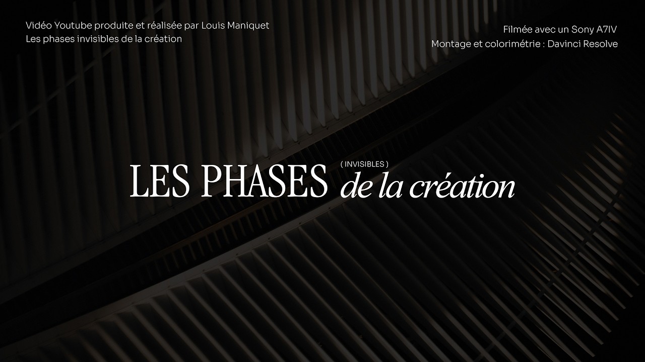 LES PHASES INVISIBLES DE LA CRÉATION