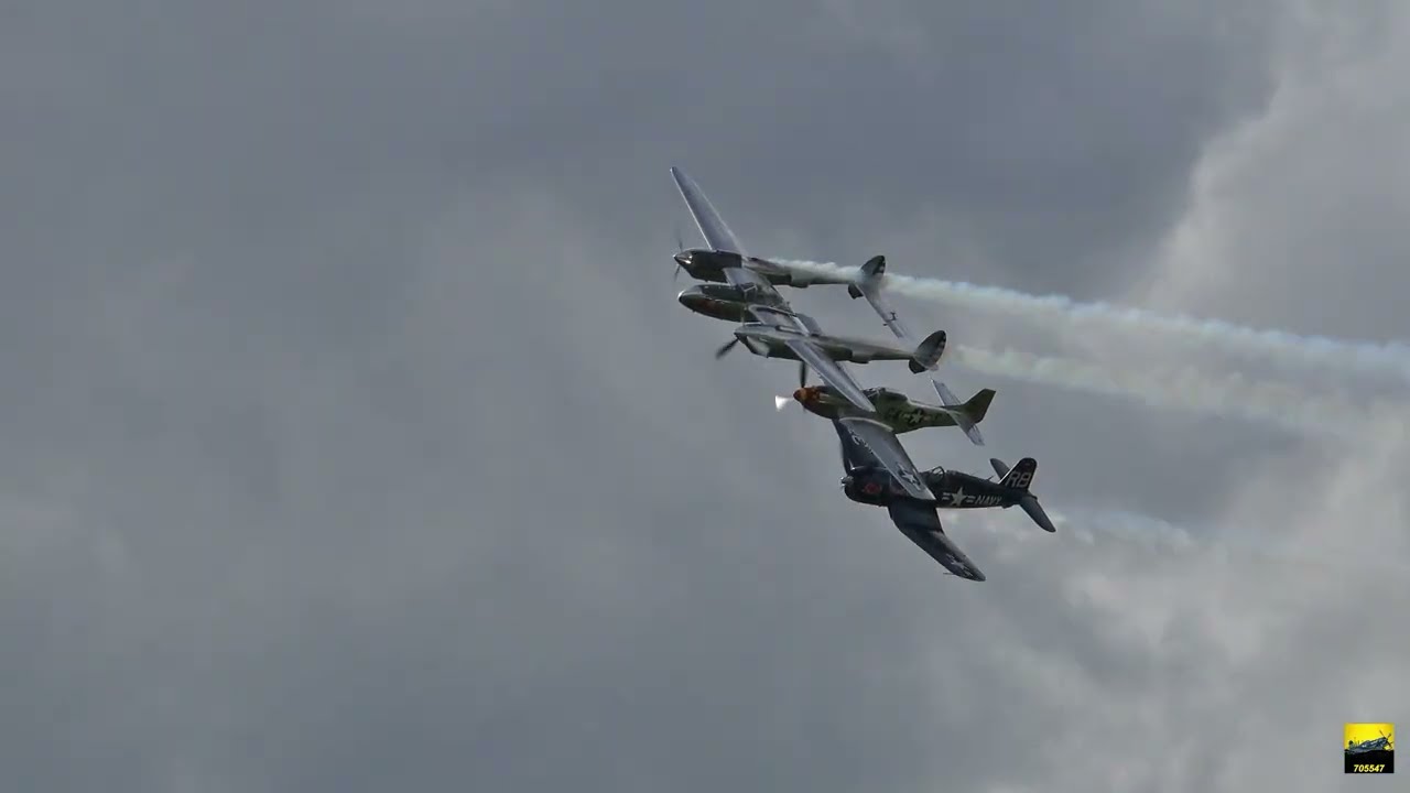 P-38, P51 & F4U - Flying Bulls at Hahnweide 2025