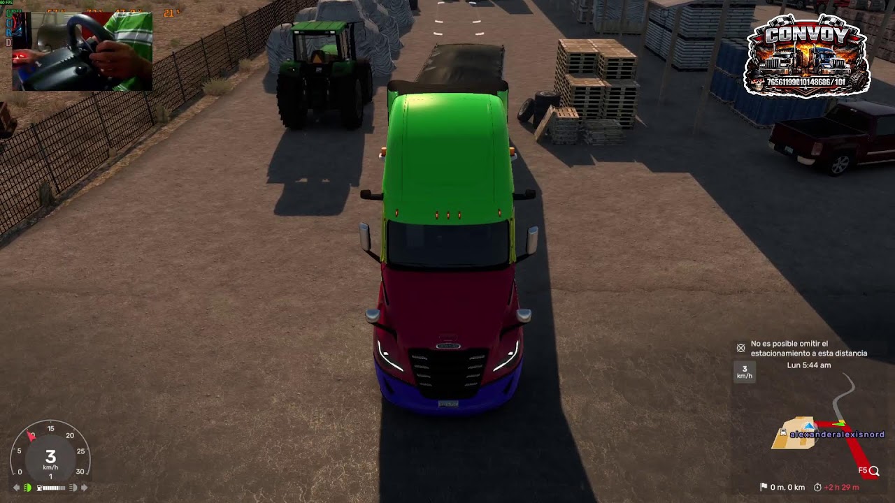 CONVOY ACTIVO Logitech G29 en ATS en vivo