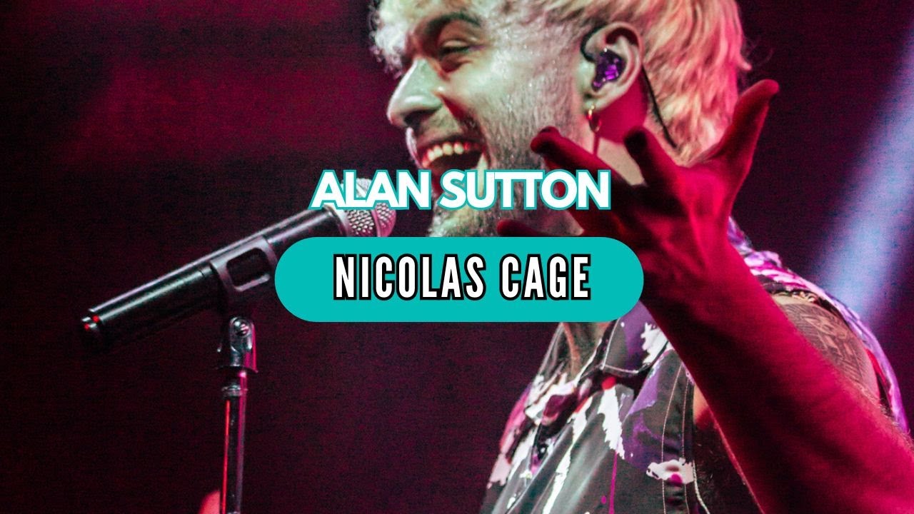 ALAN SUTTON Y LAS CRIATURITAS DE LA ANSIEDAD - Nicolas Cage 🎥🎬🌟🎶🦎 (Concierto en Sala Metronomo)