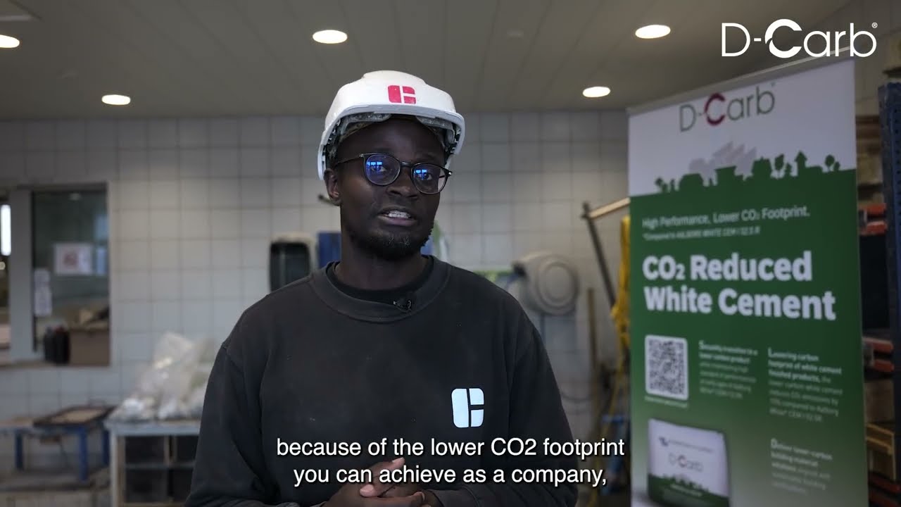 D-Carb Lower Carbon White Cement  Supports C-Concrete Decarbonization Targets