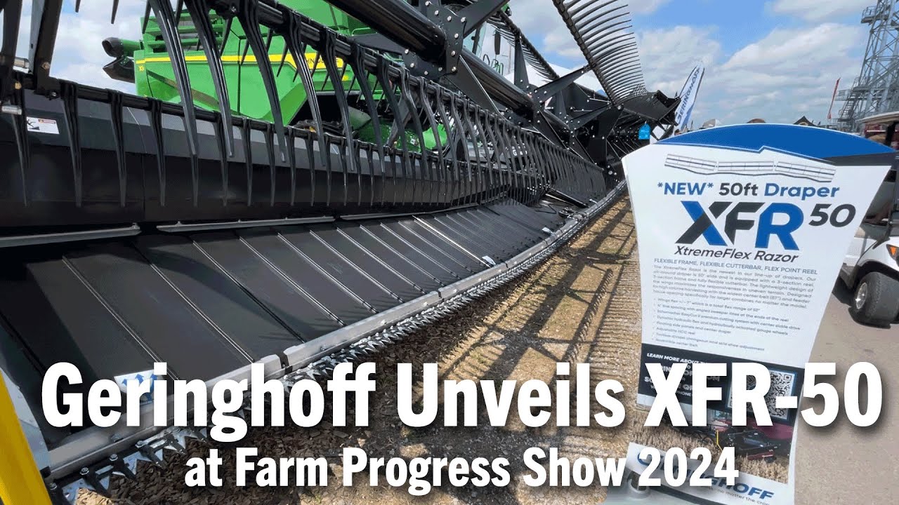 Geringhoff Unveils XFR-50 at Farm Progress Show 2024
