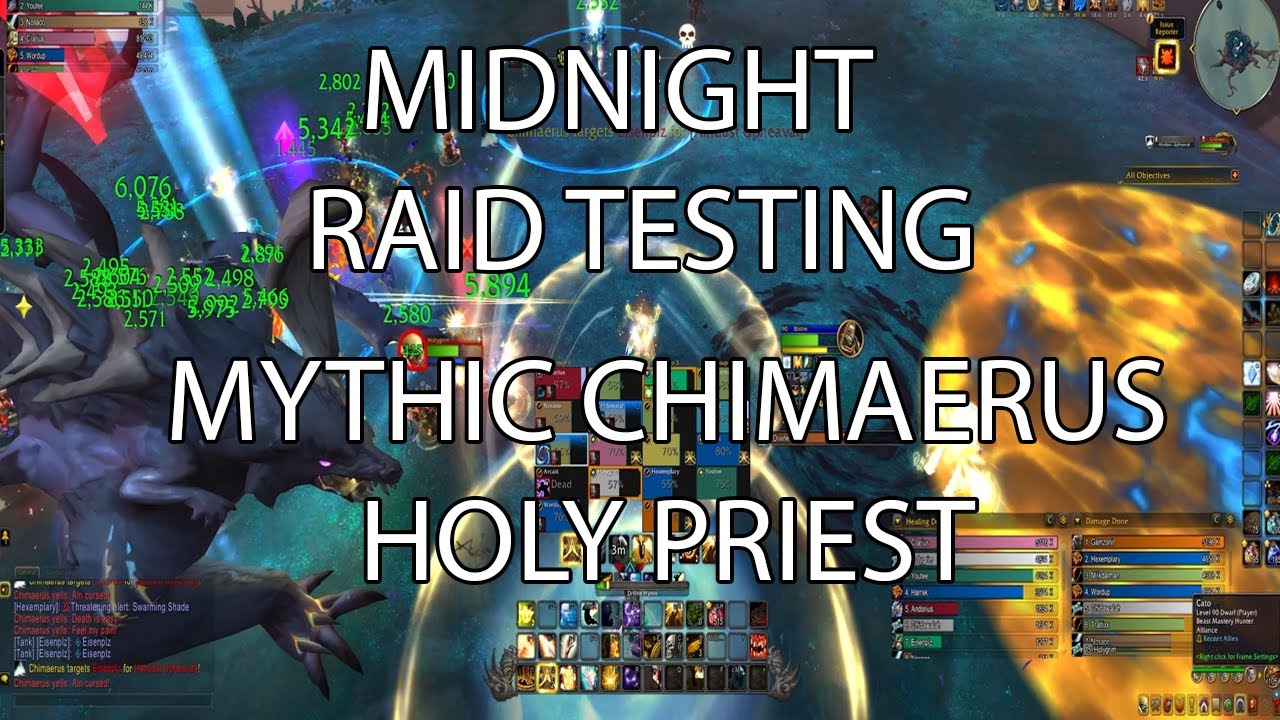 WoW Midnight Mythic Testing Chimaerus - Holy Priest