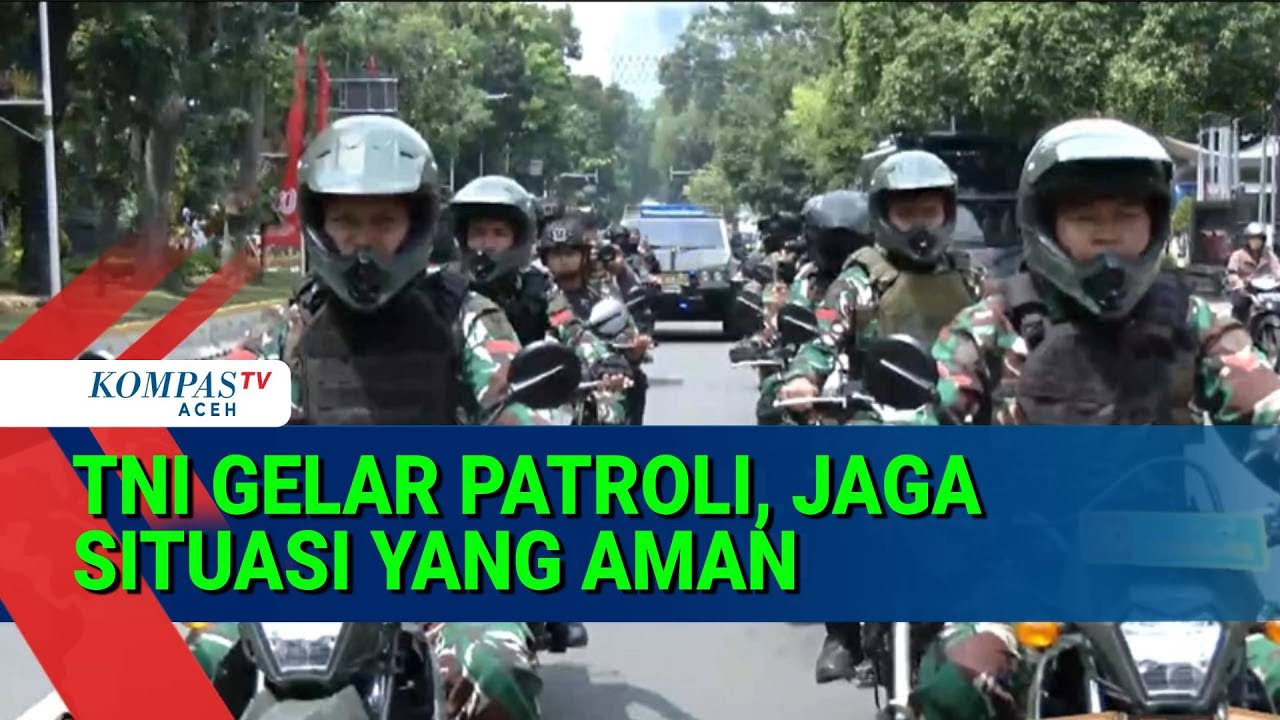 Patroli TNI, Antisipasi Gangguan Keamanan di Jakarta