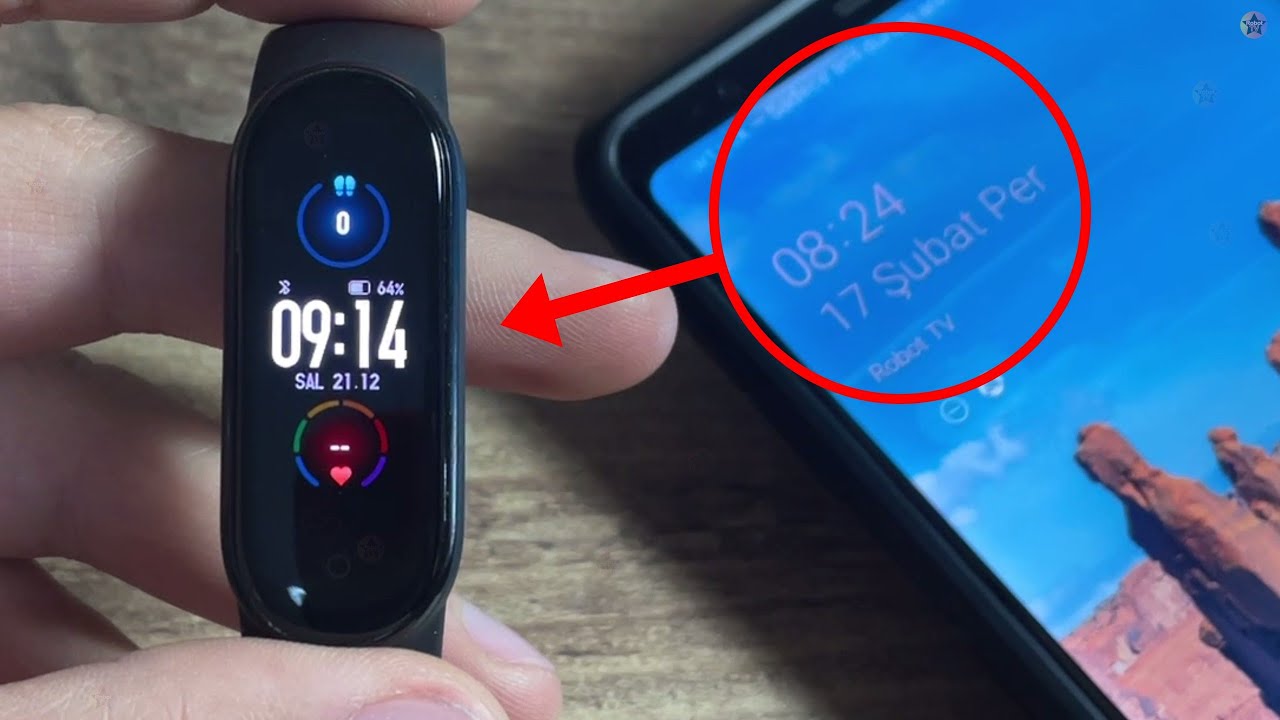Xiaomi Mi Band 5 Tarih Saat Ayarlama