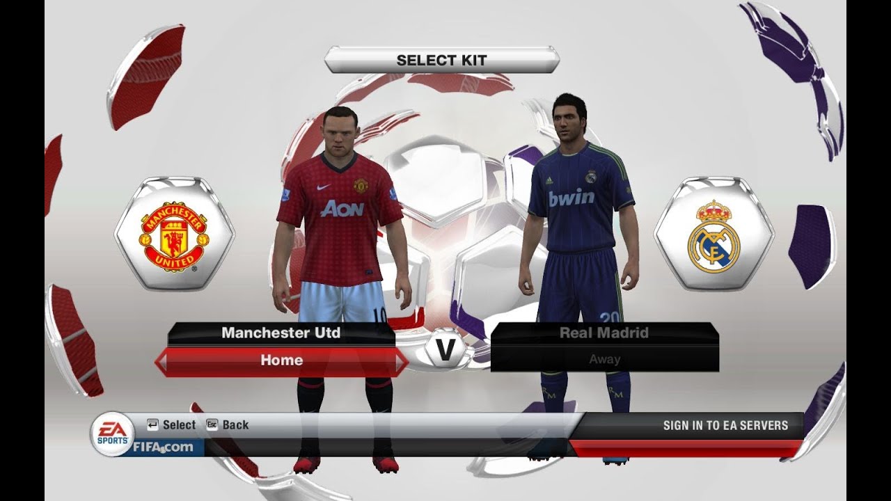 FIFA 13 Manchester United vs Real Madrid [HD Gameplay]