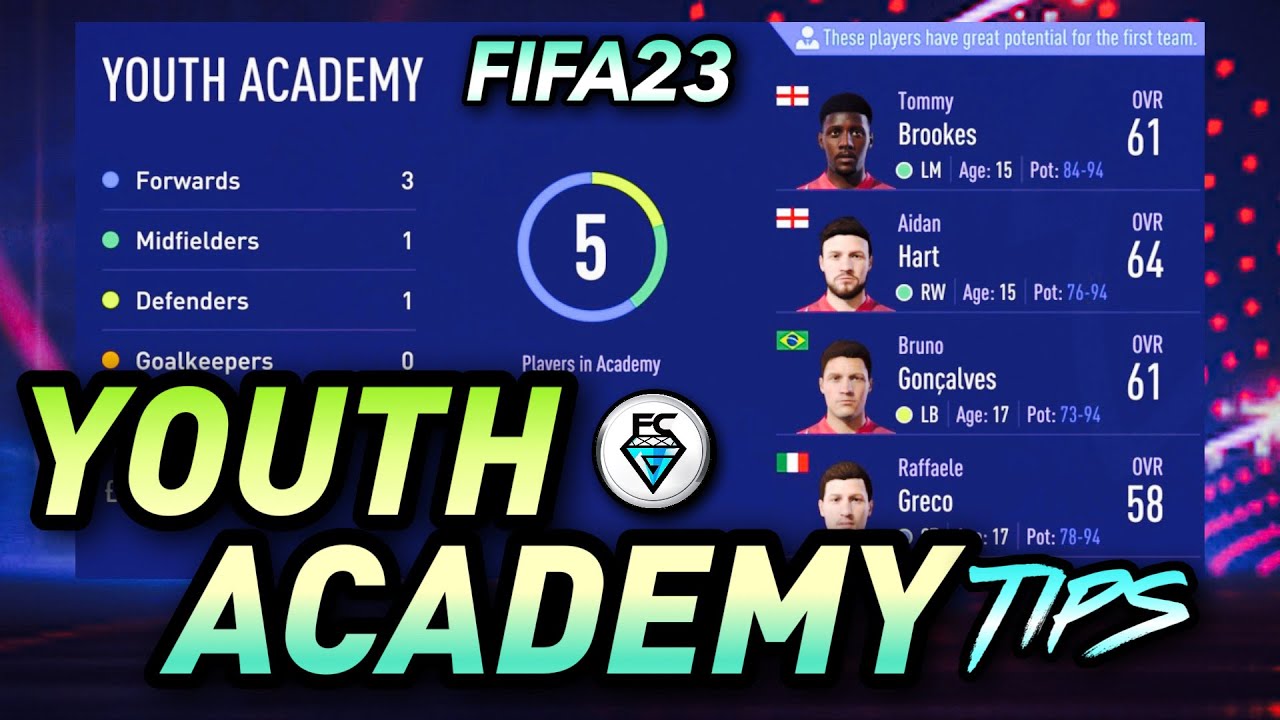 FIFA 23: YOUTH ACADEMY TIPS