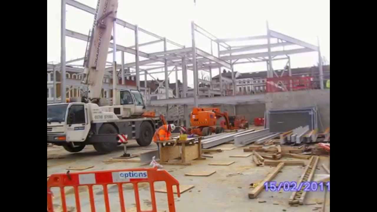 Steel Erectors at Work,(stevie ,jedburgh ,the 2 Berts from Ayr)