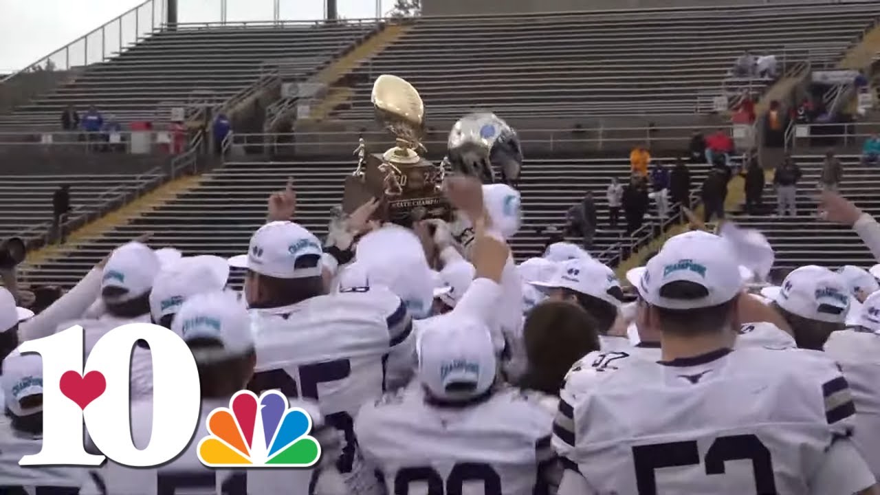 Anderson County celebrates 4A state championship win